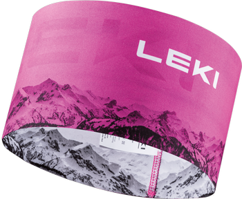 Čelenka LEKI XC Headband neonpink-white - 2023