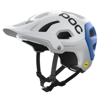 Cyklistická helma POC Tectal Race MIPS Hydrogen White/Opal Blue Metallic Matt - 2022
