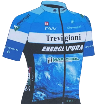 Cyklistický dres Energiapura T-Shirt Full Zip Life Trevigiani Team/Ragl Alexander - 2023
