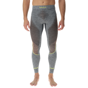 Funkční kalhoty UYN Man Ambityon UW Pants Long Black Melange/Atlantic/Orange Shiny - 2023/24