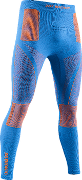 Funkční kalhoty X-bionic Energy Accumulator 4.0 Pants Men Galactic Blue/Vibrant Orange - 2023/24