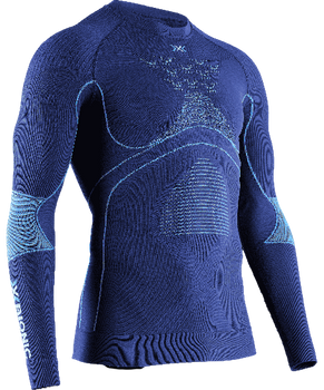 Funkční triko X-bionic Energy Accumulator 4.0 Shirt LG SL Men Navy/Blue - 2023/24 MEN CHARCOAL/YELLOW - 2021/22