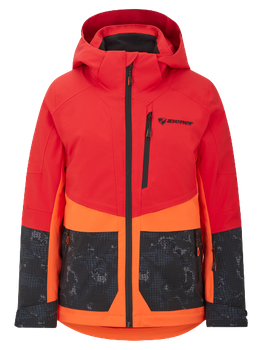 Lyžařská bunda Ziener Trivor Junior Padded Red Orange Pop - 2023/24
