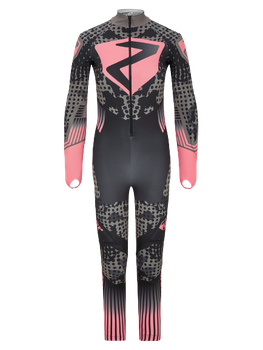 Lyžařská kombinéza Ziener RCE Racesuit Padded Junior Black Foggy Print Pink Vanilla - 2023/24