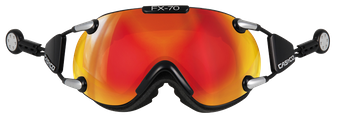 Lyžařské brýle Casco FX70 Carbonic Black Orange Mirror - 2023/24