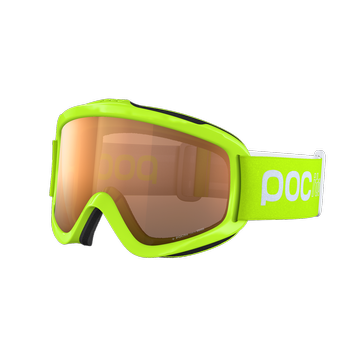 Lyžařské brýle POC Pocito Iris Fluorescent Green/Orange - 2023/24