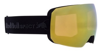 Lyžařské brýle Red Bull Spect Chute 01 Black/Brown & Gold Mirror - 2023/24
