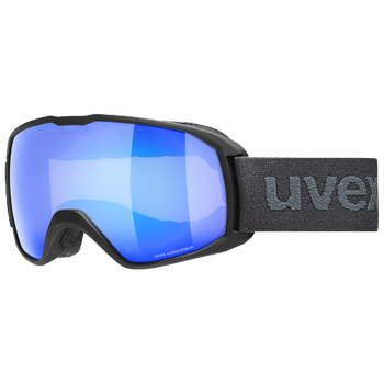 Lyžařské brýle Uvex Xcitd CV Black Matt SL Blue-Green - 2023/24