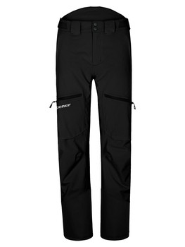 Lyžařské kalhoty ZIENER Temmo Full-Zip Man Black - 2022/23