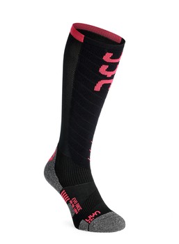 Lyžařské ponožky UYN Lady Ski Evo Race Black/Pink Paradise - 2022/23