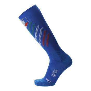 Lyžařské ponožky UYN Natyon 3.0 France Blue 2023/24