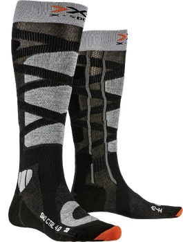 Lyžařské ponožky X-Socks Ski Control 4.0 Anthracite Melange/Stone Grey Melange - 2023/24