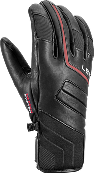 Lyžařské rukavice LEKI Phoenix 3D Black/Red - 2023/24
