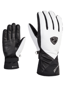 Lyžařské rukavice Ziener Kamea GTX Lady Glove Black White - 2023/24