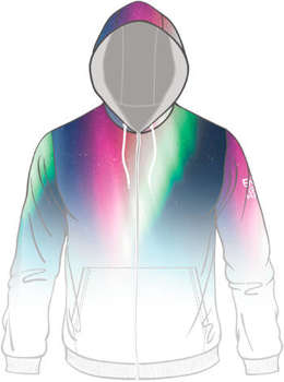 Mikina ENERGIAPURA Sweatshirt Full Zip With Hood Kalmar Life Aurora Multicolor/White Lady - 2022/23