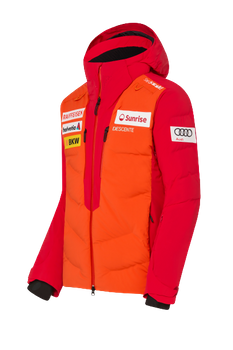 Péřová bunda Descente Swiss Down/Down Jacket Momiji Orange - 2023/24