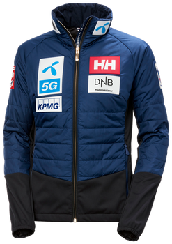 Péřová bunda Helly Hansen World Cup Insulator Jacket Ocean NSF - 2023/24