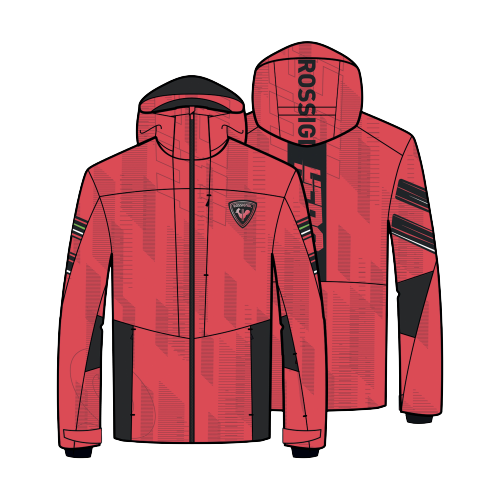 Lyžařská bunda Rossignol Hero All Speed JKT Neon Red - 2023/24