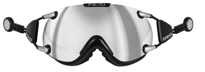 Lyžařské brýle CASCO FX-70 Carbonic Black Silver - 2022/23
