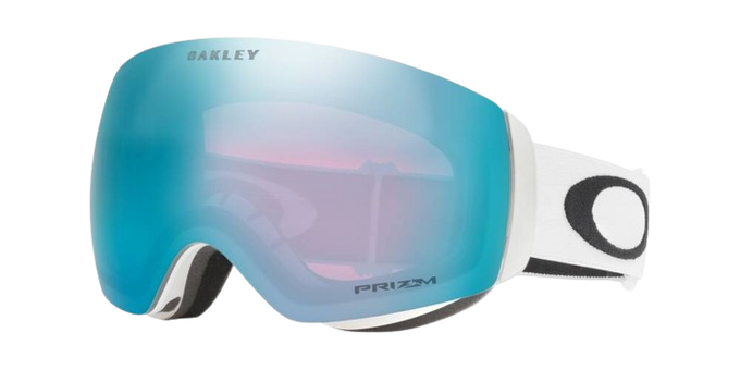 Lyžařské brýle Oakley Flight Deck M Matte White Prizm Snow Sapphire Irid - 2023/24
