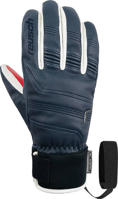 Lyžařské rukavice REUSCH Highland R-TEX XT Dress Blue/White/Fire Red - 2022/23