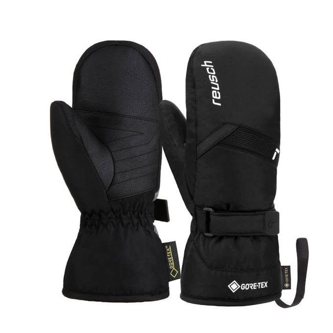Lyžařské rukavice Reusch Flash GORE-TEX Junior Mitten Black/White - 2023/24 
