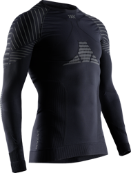 Funkční triko X-BIONIC Invent LT Shirt Round Neck LG SL Men Black/Anthracite - 2022/23