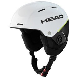 Lyžařská helma HEAD Team SL White/Black + Chránič čelisti - 2022/23