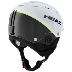 Lyžařská helma HEAD Team SL White/Black + Chránič čelisti - 2022/23