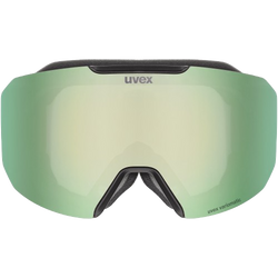 Lyžařské brýle Uvex Evidnt ATTRACT V Black Matt/Mirror Green + spare lens - 2025/26