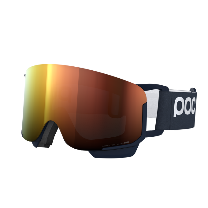 Lyžařské brýle POC Nexal Mid Apatite Navy/Partly Sunny Orange - 2025/26