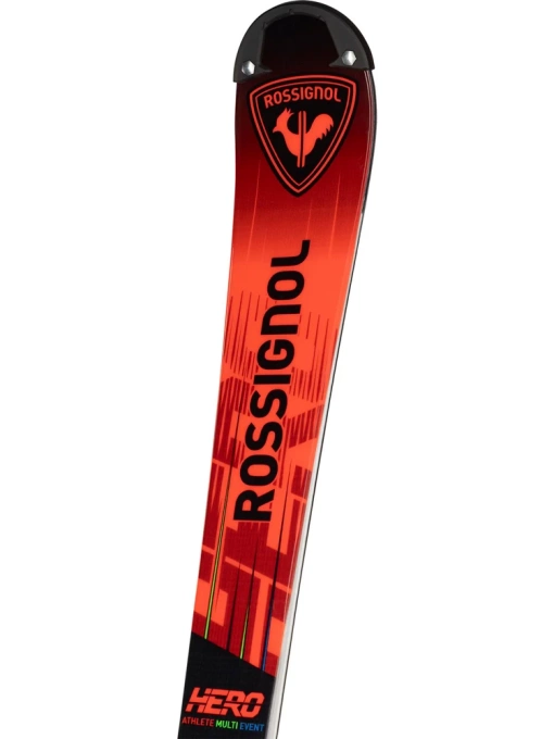 Sjezdové lyže Rossignol Hero Athlete Multievent 127-148 + NX 7 GW Lifter Black Hot Red - 2025/26