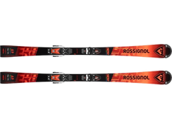 Sjezdové lyže Rossignol Hero Athlete Multievent 127-148 + NX 7 GW Lifter Black Hot Red - 2025/26