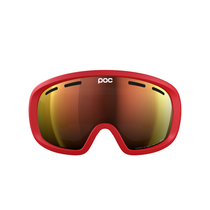 Lyžiarske okuliare POC Fovea Mid Prismane Red/Partly Sunny Orange - 2025/26