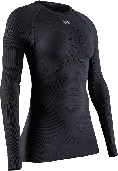 Funkční triko X-bionic Energy Accumulator 4.0 Shirt LG SL Wmn Opal Black/Arctic White - 2025/26