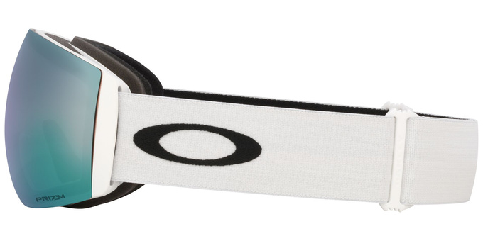 Lyžařské brýle Oakley Flight Deck Pro L Matte White/Prizm Snow Sapphire Iridium + Additional lens Prizm Snow Iced Iridium - 2025/26