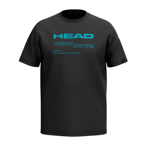 Tričko HEAD WCR T-Shirt Men Black - 2025/26