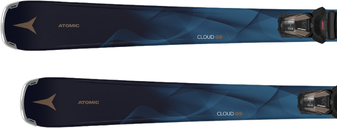 Sjezdové lyže Atomic Cloud Q9 + M 10 GW Black/Sand - 2025/26