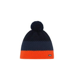 Čepice Eisbar Star Pompon MÜ Black/Dark Blue/Orange - 2025/26