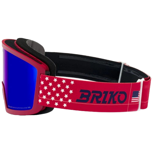 Lyžařské brýle Briko Frostbite USA Matt Red/Tanganora Blue - 2025/26