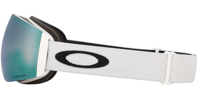 Lyžařské brýle Oakley Flight Deck Pro M Matte White/Prizm Snow Sapphire Iridium + Additional lens Prizm Snow Iced Iridium - 2025/26