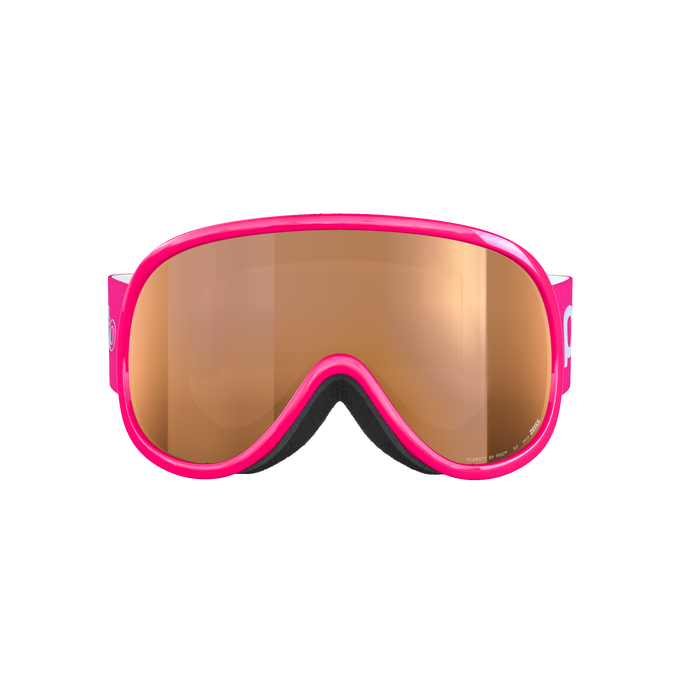 Lyžiarske okuliare POC Pocito Retina Fluorescent Pink/Partly Sunny Light Orange - 2025/26