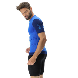 Běžecké tričko UYN Man Running PB42 OW Shirt SH_SL Strong Blue/Peacot