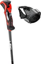 Zjazdové palice LEKI Airfoil 3D Black/Red - 2025/26