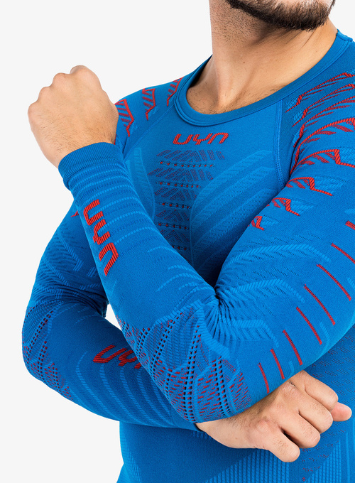 Funkčné tričko UYN Man Resilyon Uw Shirt Lg Sl.turtle Neck Blue/Red - 2024/25