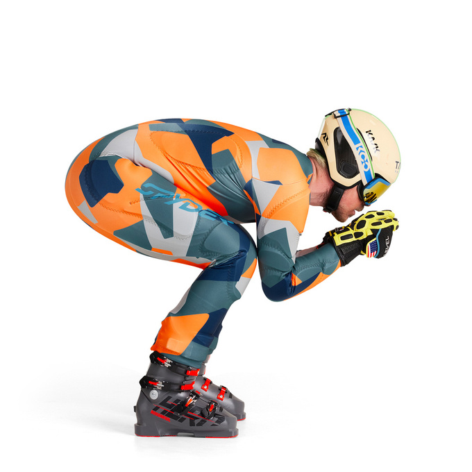 Lyžařská kombinéza Spyder Performance Gs Race Suit Orange Shock - 2024/25
