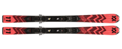 Sjezdové lyže Volkl Racetiger Junior Red (100 - 120) + 7.0 vMotion JR Black - Anthracite - 2024/25