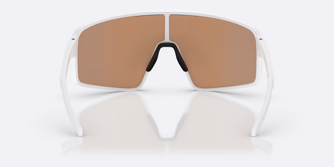 Sluneční brýle BLIZ P001 Frame Matte White with N_O_N Coral/Orange Mirror Blue Lenses