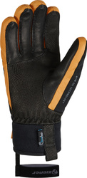 Lyžiarske rukavice Ziener Ganzenberg-z As® Aw Glove Man Black Tan - 2025/26