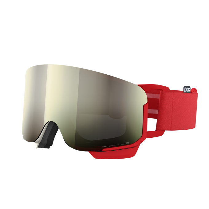 Lyžařské brýle POC Nexal Mid Rouge/Blanc/Partly Sunny Ivory - 2025/26